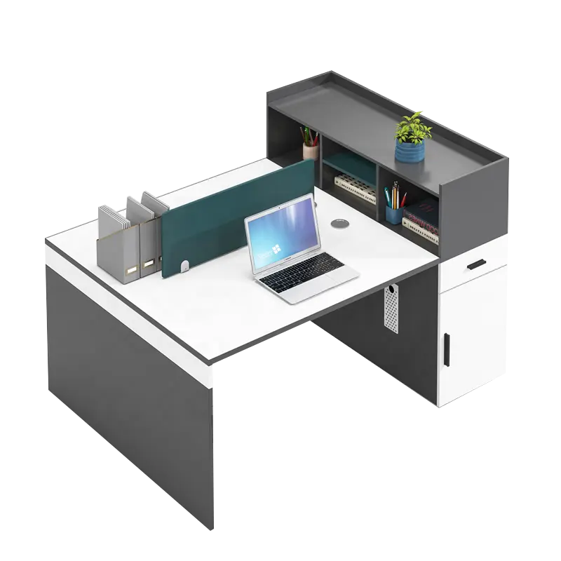 Partición de oficina modular, escritorio de oficina, espacio de trabajo abierto, cubículo de oficina, escritorio para mesa de 2, 4 y 6 personas, escritorio de ordenador moderno