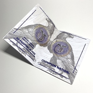 定制a5 a 6尺寸纸质印刷护照小册子印刷会员 - Product Image 5