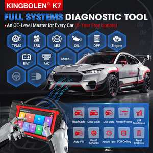 KINGBOLEN K7 <strong>2025</strong> Bi-directional Car Diagnostic Scanner 12V ECU Coding With 28+ Resets Code Reader SDK Combination Full Systems - Product Image 3