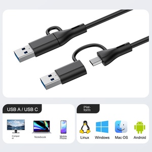 Altavoz de computadora de sonido USB de alta potencia de 10W con iluminación LED RGB Comunicación AUX de graves estéreo para uso en cine en casa - Product Image 3