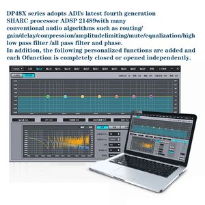 DP48Xプロフェッショナルデジタルオーディオプロセッサ4入力8出力ドライブラックプロセッサ - Product Image 3