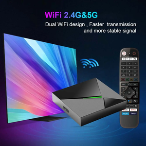 8K Android TVボックスQ11 Amlogic S905X4 Android 11.0 4GB 32GB WIFI 2T2Rイーサネット1000MクラウドサーバーBT音声リモートIPTVボックス - Product Image 4