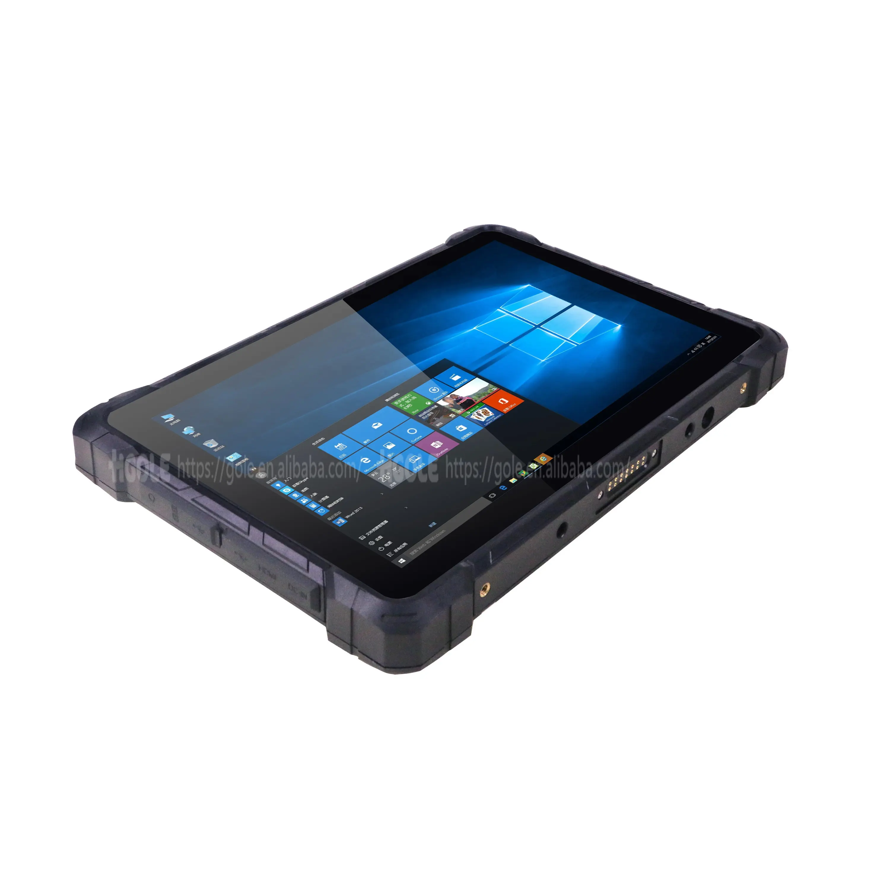 Windows 10 автомобильный планшетный ПК FAP45 отпечатков пальцев биометрический модуль 10,1 дюймов прочный автомобильный планшет