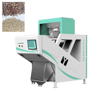 Piccola macchina per smistare il colore del fagiolo per la selezione di fave di caffè cotte crude chicchi di fagioli - Product Image 1