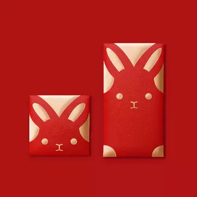 Çin tavşan yeni yıl kırmızı cep bahar festivali doğum günü düğün hediye kırmızı zarf