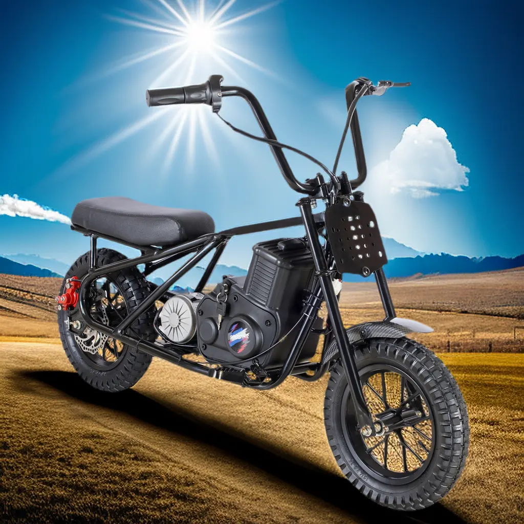 Popüler elektrikli motosiklet 180w elektrikli motosiklet Off Road elektrikli Mini bisiklet