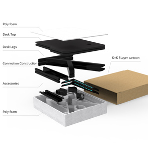 AOR Esports Study Table <strong>Computer</strong> Easy to Assemble Height Gaming Desk Usb Gaming Table Pc Gaming Desk - Product Image 6