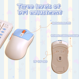 Juego de teclado y ratón inalámbricos para juegos a color con teclas multimedia multifunción adecuadas para computadoras portátiles y de escritorio - Product Image 6