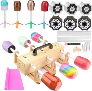 AromaNano Cốc Xoay Độc Đáo Cốc Cốc Cốc Cốc Đứng Khô 1.5M Dây Nguồn Bộ Dụng Cụ Xoay Cốc Chất Liệu Gỗ Dụng Cụ Xoay Cốc Bằng Gỗ - Product Image 5