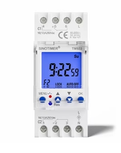 TM922 2 canali grande Display LCD programmabile 24 ore orologio con due relè indipendenti interruttore Timer uscite - Product Image 6