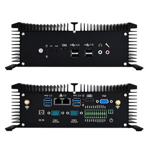 Hly endüstriyel bilgisayar çift Ethernet DDR4 Intel Core <span class=keywords><strong>i5</strong></span> 8250U i7 <span class=keywords><strong>7500U</strong></span> RS232 RS485 GPIO IP68 Mini Pc ile Sim kart yuvası