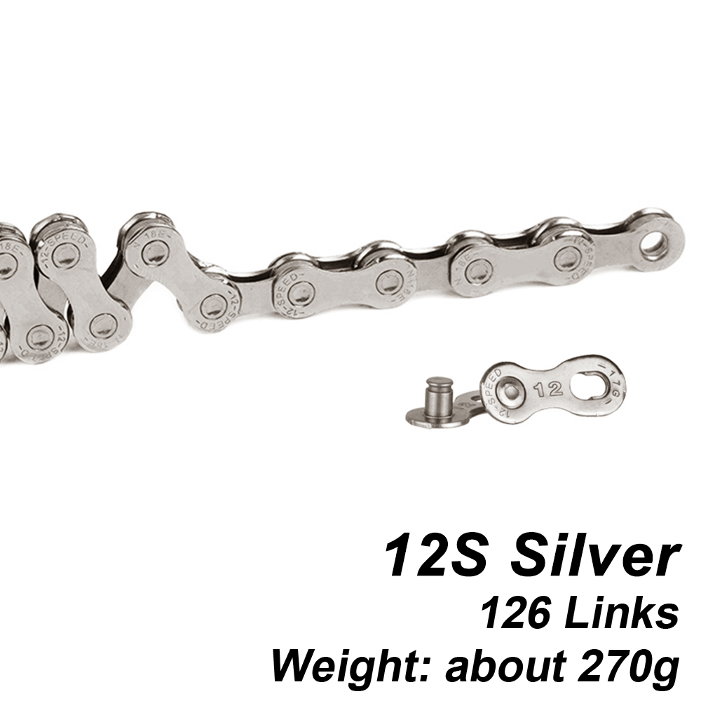 Cadena de plata 12s plata.