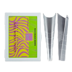 Üretim tam kapak hızlı yapı kalıp ipuçları hızlı uzatma çift formu tırnak ipuçları - Product Image 4