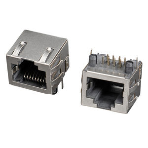 Tab up-conector ethernet de Red Eléctrica, conector RJ45 de 8 pines, conector modular rj45, conector hembra pcb 8P8C rj45, 1 puerto - Product Image 1