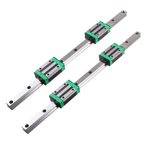 BulkMan3D CNC Rieles lineales 2PCS HGR15 HGR20 HGR25 HGR30 Rieles de guía Cuadrados 200 ~ 1500mm 4PCS HGH/HGW Bloque de rodamiento lineal para CNC - Product Image 4