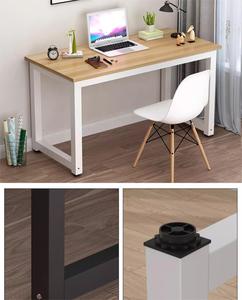 Muebles modernos para juegos de pie Rectangular con tapa de madera Marco de acero Marco de mesa de escritorio Computadora de Casa Escritorios de oficina ejecutivos - Product Image 4