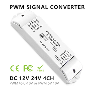 LED PWM調光信号変換器DC12V 24V16A入力定電流および電圧PWM出力PWM0-10Vアナログ信号/PWM5V/PWM10V - Product Image 2