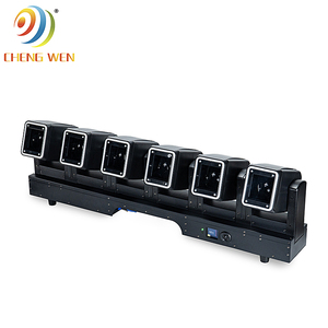 Canlı konserler için RGBW 4in1 DJ LED sahne işık: LED şerit ile 6*60W piksel Dot Matrix hareketli kafa ışın - Product Image 2