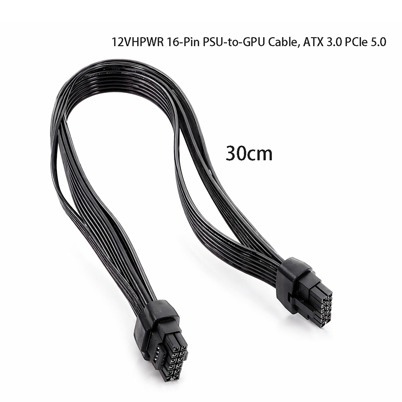 Bloc d'alimentation noir 16 broches vers GPU