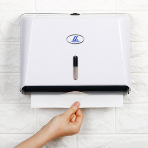 トップセラーカスタマイズされたロゴペーパータオルディスペンサーフロント透明観察窓ロック付きトップABS - Product Image 2