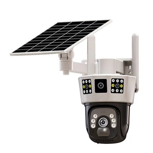 Ngoài trời năng lượng mặt trời Powered HD đầy đủ màu sắc Giám sát camera không dây không thấm nước 4G ống kính kép CMOS cảm biến đám mây lưu trữ dữ liệu IP 1 năm - Product Image 5