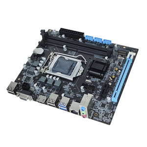 Scheda madre H110 per Gaming PC DDR4 singolo canale SATA MATX tipo con LGA 1155 Socket grafica integrata ATX Form Factor - Product Image 3
