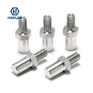 Cơ khí Độ chính xác cao tùy chỉnh Caster vít đôi cuối cơ thể trục duy nhất ren đinh tán <span class=keywords><strong>Bolt</strong></span> - Product Image 4