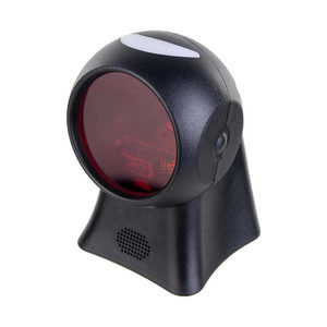 Escáner de código de barras de escritorio 1D POS, escaneo automático, lector de código de barras 1D para tienda