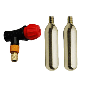 เครื่องเติมลมยาง CO2 16ก. เครื่องมือซ่อม2 in 1แบบใน1แบบเติมลมยาง CO2สำหรับรถจักรยานยนต์ - Product Image 1
