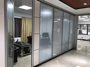 Modern Design Office Aluminium Alloy <strong>Modular</strong> Glass Wall Cubicle <strong>Partition</strong> Full Height Meeting Room Divider <strong>Systems</strong> - Product Image 2