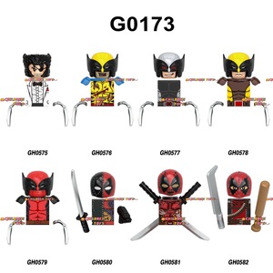 G0172 G0173 Chết Nọc Độc Hồ Bơi Logan X-Force X-Men Galactuspool Masacre Siêu Anh Hùng Mini Hành Động Xây Dựng Khối Unisex Nhựa Đồ Chơi - Product Image 6