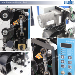 HP-280P Hualian Automatic New Digital Panel Heat Heating Code Printing Print Ribbon Hot <strong>Coding</strong> Machine - Product Image 2