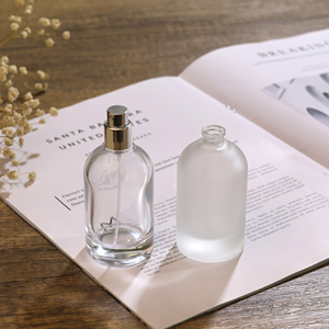 Özel Logo kutu 30ml parfüm şişesi açık kehribar renk 50ml 100ml sıkma cam parfüm şişesi - Product Image 3