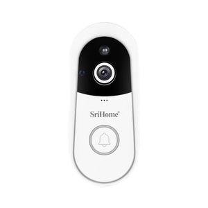SriHome 4MP inalámbrico WIFI intercomunicador inteligente puerta teléfono seguridad del hogar con alarma PIR HD visión nocturna características de detección humana - Product Image 1