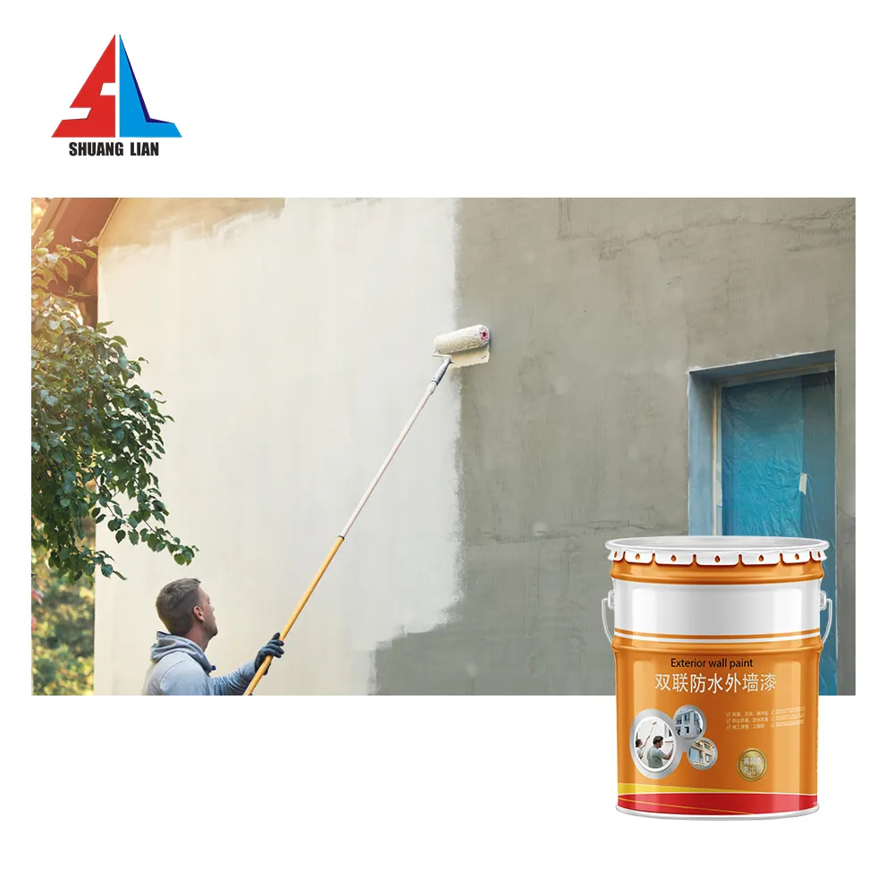 화강암 벽 페인트 무료 샘플 Shuang lian 외부 화강암 벽 페인트 집 야외 코팅