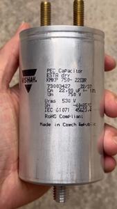 薄膜电容器电机启动电容器电机运行电容器22UF 750V 530V KMKP750-22IBR