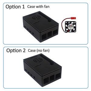 Raspberry Pi 4 modello B scatola nera custodia coperchio rimovibile ABS custodia per Rpi 4B supporto ventola di raffreddamento o 3.5 pollici Touch Screen - Product Image 2