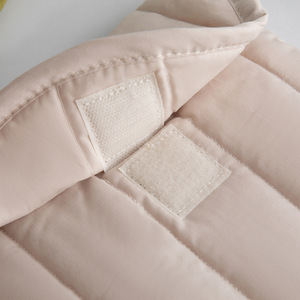 Effen Kleur Polyester Stof Aktetas Zachte Beschermende <span class=keywords><strong>Tablet</strong></span> Laptop <span class=keywords><strong>Case</strong></span> Voor Velcro Sluiting Katoen Gewatteerde Puff Draagbaar Voor - Product Image 4