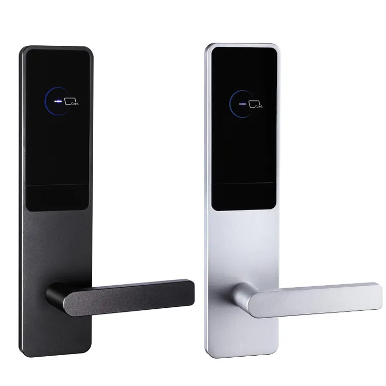 Smartek E901R Aluminum Alloy Keyless Entry 6V Battery Offline Smart Hotel Door Lock System RFID Hotel LockためHotel