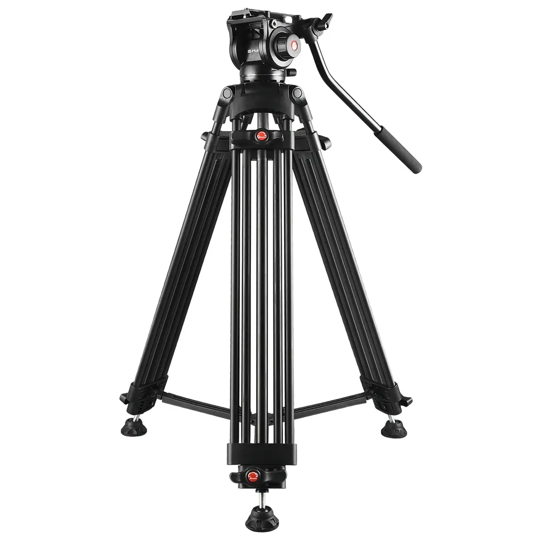 Factory price Professional Heavy Duty Video Aluminum Alloy Stand With Head For DSLR For SLR Adjustable Camera Tripod