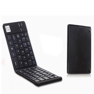 Venta al por mayor precio de fábrica aleación de aluminio inalámbrico Bluetooth teclado plegable Mini portátil F66 teclados para IOS Android Windows - Product Image 6