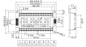 Standard Ultra-low Temperature <strong>mono</strong> 4 digits 7 <strong>segment</strong> TN <strong>LCD</strong> <strong>Display</strong> - Product Image 3