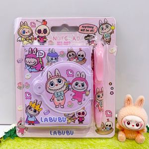 Y888 Labubu笔记本带笔套装可爱动漫记事本带笔儿童 - Product Image 2