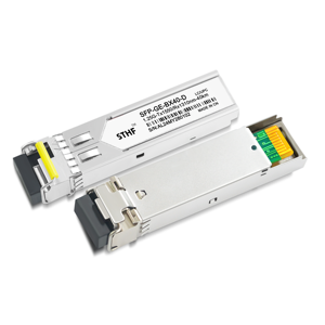 Hot bán SFP 1.25 gam bidi thu phát quang mô-đun 1310nm/1550nm bước sóng 10km 40km 80km 120km Simplex LCD DOM cho FTTH - Product Image 1