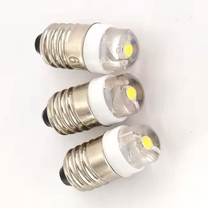 E10 <strong>LED</strong> Flashlight Bulb 1.5V/3V/<strong>4.5V</strong>/6V9V/12V DC 0.6W 15LM Miniature E10 Screw Base <strong>Led</strong> Torch