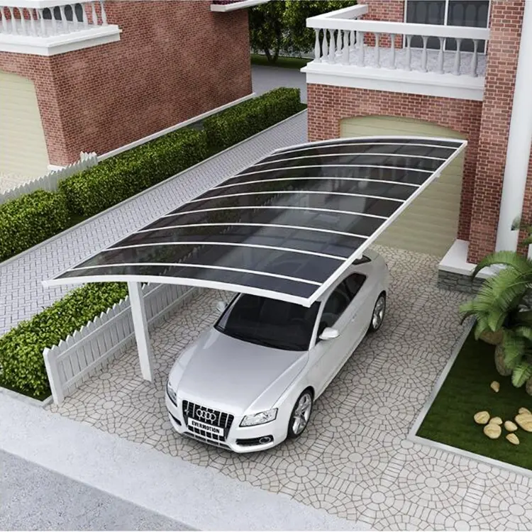 Aluminium Multifunktions-Car Port Garagen Aluminium Carport Modernes Design Car Canopy Parking Carport