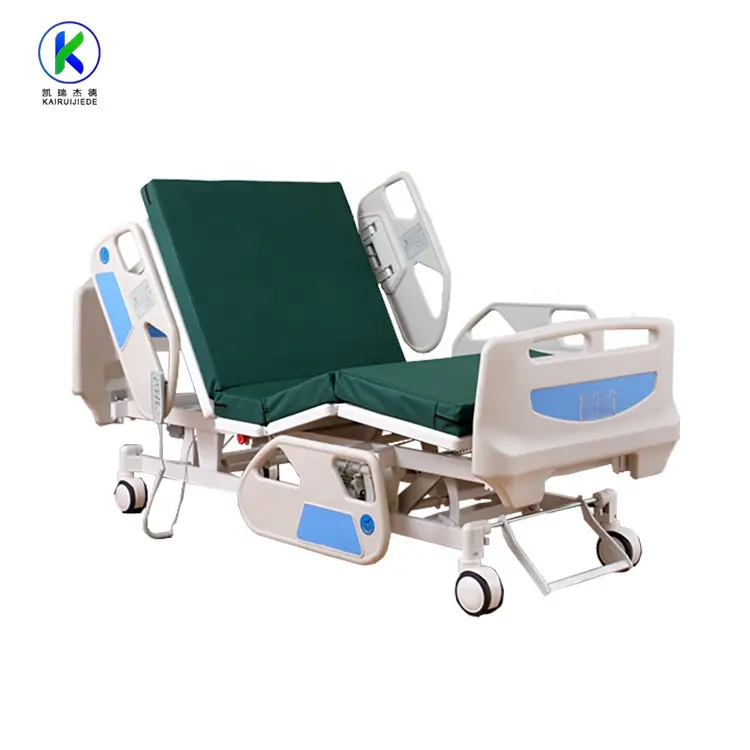 Equipo médico plegable electrónico de 5 funciones cama eléctrica usada cama de hospital