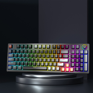 Teclado SAMA OEM con cable RGB ligero ordenador tableta ergonomía PC Gamer ruso Clavier Teclado mecánico para juegos para ordenador portátil