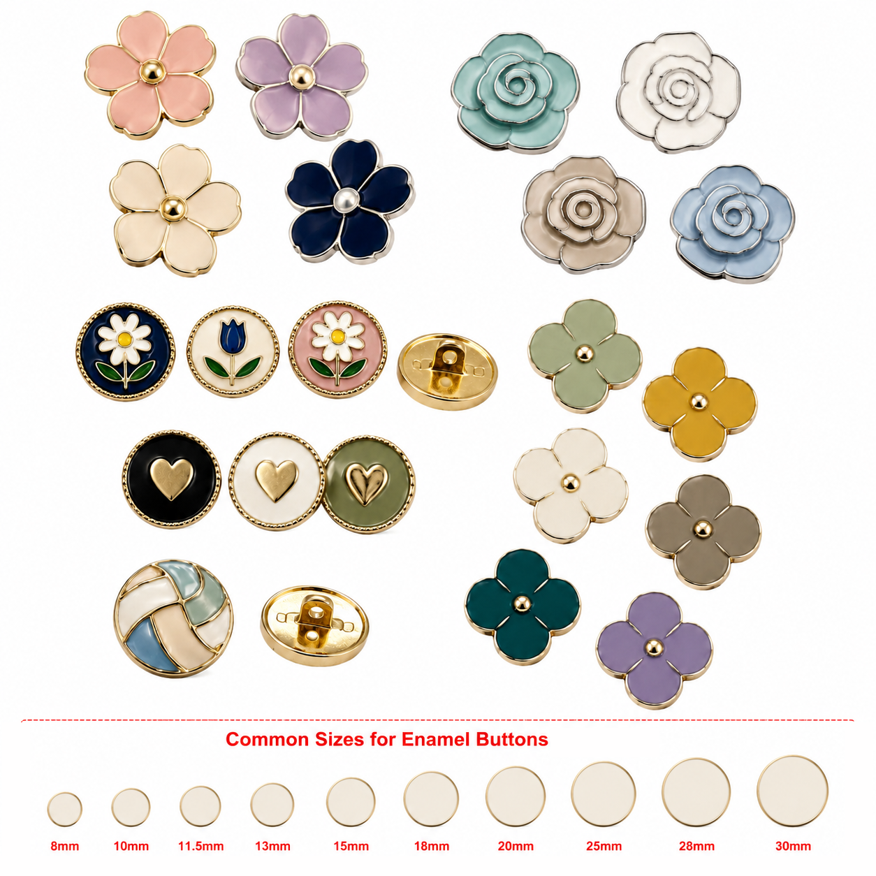 custom Enamel Buttons
