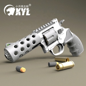 XYL ZP5 kalite elektronik oyuncak tabanca yumuşak kurşun tabanca yetişkinler için açık eğlenceli manuel Metal Revolver alaşım Metal bileşenler ile - Product Image 2